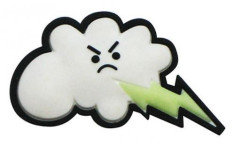 jibbitz CROCS - bijuterii/accesorii pentru saboti de guma - Weather Angry cloud foto