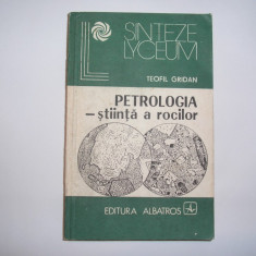 Teofil Gridan - Petrologia - stiinta a rocilor,RF6/2