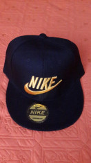 Sapca Nike Originals Negru cu Galben Flat Noua foto