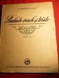 G.Toparceanu- Balade Vesele si Triste - Ed. CR 1943 reparatii la cotor , 104 pag