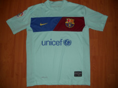 Tricou Barcelona XAVI - Nr. 6. NIKE- Dri Fit. Unicef. FCB. De colectie! foto
