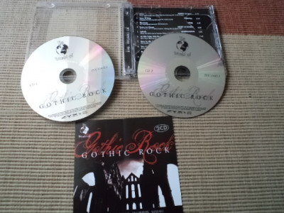 Gothic rock various compilatie dublu disc 2 cd disc muzica gothic goth rock VG+ foto