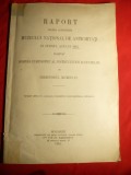 Raport asupra activitatii Muzeului National de Antichitati in anul 1915 - ed. 1916, 52 pag. Ed. Carol Gobl