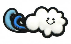 jibbitz CROCS - bijuterii/accesorii pentru saboti de guma - Weather Happy cloud foto