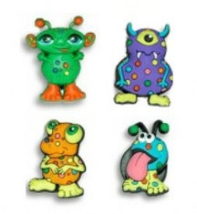 jibbitz CROCS - bijuterii/accesorii pentru saboti de guma - Monsters foto