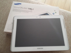 Vand tableta alba Samsung Galaxy Tab 2, 10.1 inch, 16GB, Wi-Fi+3G la 800 RON foto