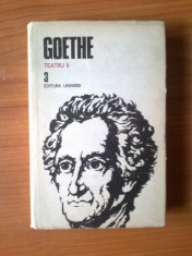d1 Goethe - Opere 3 , Teatru II foto