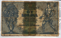 5 KORONA 1919 foto