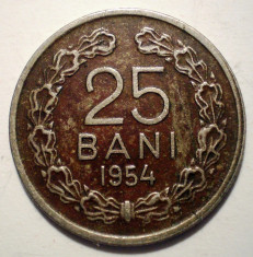 B.173 ROMANIA RPR 25 BANI 1954 foto