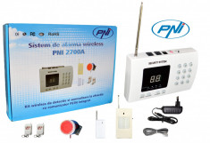 Resigilat - Sistem de alarma wireless PNI 2700A pentru 99 de zone wireless foto