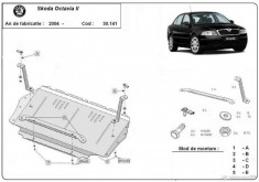 Scut motor metalic Skoda Octavia 2 dupa 2004 foto