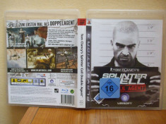 Tom Clancy&amp;#039;s Splinter Cell: Double Agent (PS3) (ALVio) + sute de alte jocuri PS3 ( VAND / SCHIMB ) foto