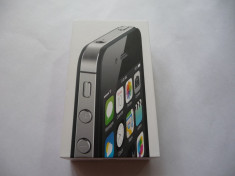 IPHONE 4S 8GB NEGRU NOU LA CUTIE CODAT ORANGE FOTOGRAFII REALE LIVRARE GRATUITA CU URGENT CURIER foto