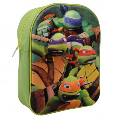 Ghiozdan, Rucsac Copii Character Turtles - Dimensiuni H33cm X W26cm X D10cm foto