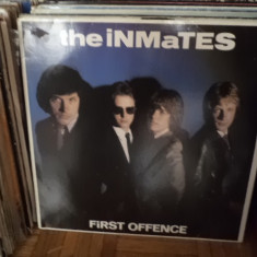 Inmates First Offence 1979 disc vinyl lp muzica power pop punk pub rock VG-