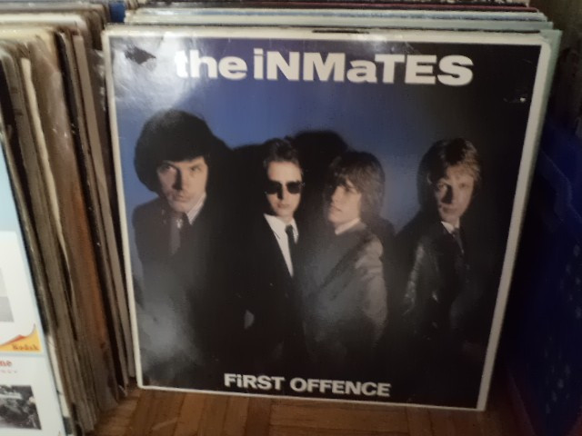 Inmates First Offence 1979 disc vinyl lp muzica power pop punk pub rock VG-