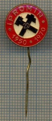 872 INSIGNA - IPROMIN - 1950-1970 -MINERIT - starea care se vede foto