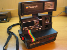 Polaroid 635CL instant impecabil + cutie foto