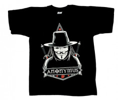 Tricou - ANONYMUS - omul virtual foto