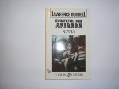 LAWRENCE DURRELL - LIVIA SAU INGROPAT DE VIU,RF6/2,r44 foto