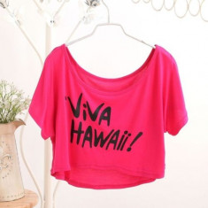 Lenjerie Lady Lust Sexy Bluza Bluzita Scurta Outfit Viva Hawaii Roz