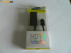 Adaptor Original Micro USB MHL la HDMI - Samsung Galaxy S2 II I9100 foto