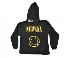 Hanorac rock Nirvana - Smiley foto