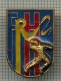 887 INSIGNA - FRH(FEDERATIA ROMANA DE HANDBAL) - starea care se vede