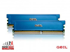 Memorie RAM 512 Mb DDR 400Mhz PC3200 High Performance Memory Pack GEIL 2x 256 Mb DDR Desktop DIMM foto