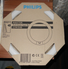 Bec Neon Philips Master TL-E circular Super 80 40W/840 foto