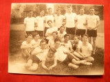 Fotografie 1926 - Echipa de fotbal cu numele jucatorilor pe spate - de origine maghiara