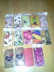 Set carcase gel TPU si silicon IPHONE 4/4S foto