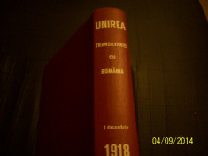 UNIREA TRANSILVANIEI CU ROMANIA-1 DECEMBRIE 1918,AN 1970 foto