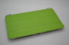 Husa book case si folie display Samsung Galaxy Tab4 7.0 T230 Verde foto