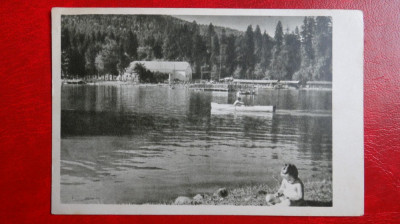 CP anii 50 - Tusnad - Cu barca pe lac foto