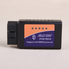 Tester Interfata diagnoza ELM327 BLUETOOTH interfata diagnoza ELM 327 BLUETOOTH OBDII OBD2 CAN-BUS Scaner diagnoza auto 1996 2011 diagnoza Smartphone foto