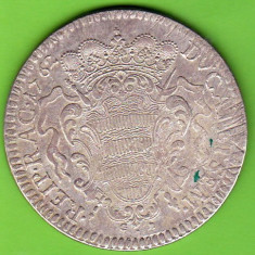Croatia-Austria-Ragusa taler thaler 1762 argint 27,9 grame foto