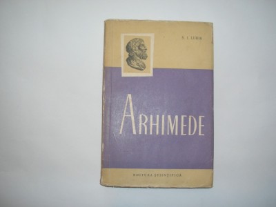 Arhimede - S. I. Luria,RF1/1,RF1/2,RF3/2 foto