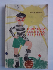 Dimineata cerul e mai albastru - Virgil Chiriac ( ilustratii de D. Negrea) / C45G foto