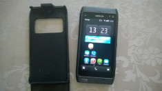 SMARTPHONE NOKIA N8 12MP BLACK, LIBER DE RETEA 8.5/10, PERFECT FUNCTIONAL! foto