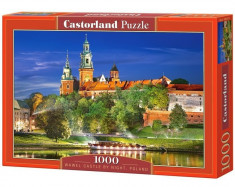 Puzzle Castelul Wawel noaptea - Polonia 1000 piese foto