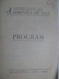 Program Filarmonica Romana de Stat - concert simfonic, dirijor C.Silvestri (25/26 aprilie 1953) / si bilet, Alta editura