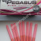 Tuburi tigari Pegasus Pink cu Carbon pentru injectat tutun