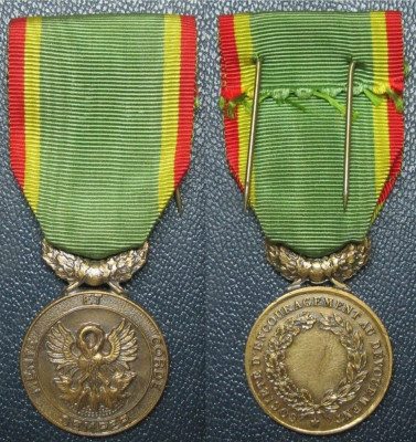 Medalia SOCIETE D&amp;#039;ENCOURAGEMENT AU DEVOUEMENT-Mente et Corde Semper foto