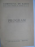 Program Filarmonica Romana de Stat - concert simfonic, dirijor Theodor Rogalski (26 februarie 1953) / si bilet, Alta editura