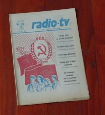 Ziar Radio Tv - anul XXVIII nr 18 saptamana 2 - 8 mai 1982 !!! foto