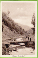Valea Vinului Borberek paraul bailor,pod , 1941 Bistrita Nasaud foto
