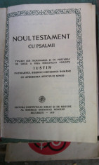 noul testament cu psalmi cu aprobarea sfintului sinod foto
