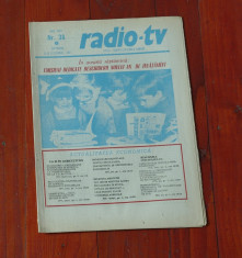 Ziar Radio Tv - anul XXVII nr 38 saptamana 13 - 19 septembrie 1981 !!! foto