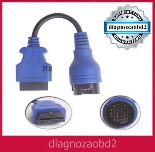 Cablu adaptor Iveco Daily pt tester Delphi , CDP+ - 38 pini la OBD2 - 16 pini